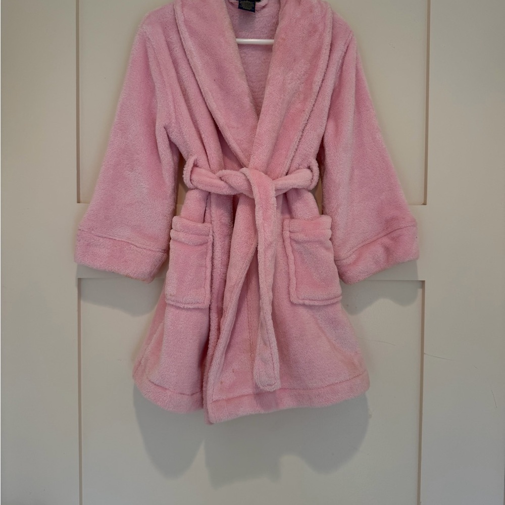 Polo by Ralph Lauren Soft Pink Robe - Picture 5 of 7